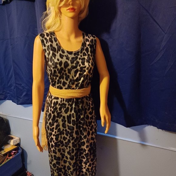 Calvin Klein Dresses & Skirts - Calvin Klein Animal print Stretchy Dress - XL